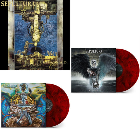Chaos A.D. (Expanded Edition/2LP) & Machine Messiah (40Th Anniversary Edition/Red LP Vinyl) & Kairos (40Th Anniversary Edition/Red Ruby LP Vinyl)