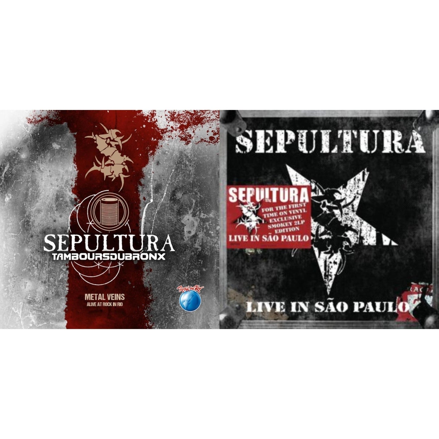 This is a 2 LP Vinyl SKU bundle.
1.This LP Vinyl is brand new.Format: LP VinylThis item's title is: Metal Veins - Alive At Rock In Rio (Limited/2LP)Artist: SepulturaLabel: EARMUSICBarcode: 4029759138778Release Date: 12/4/2020
2.This LP Vinyl is brand new.