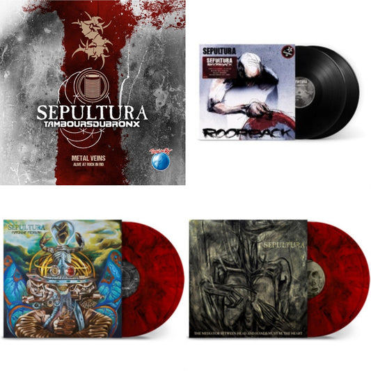 Metal Veins - Alive At Rock In Rio (Limited/2LP) & Roorback & Machine Messiah (40Th Anniversary Edition/Red LP Vinyl) & Mediator Between Head & Hands Must Be The Heart (Color LP Vinyl)