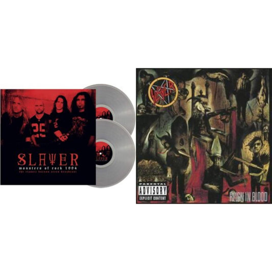 This is a 2 LP Vinyl SKU bundle.
1.This LP Vinyl is brand new.Format: LP VinylThis item's title is: Monsters Of Rock 1994 (2LP/140G/Clear Vinyl)Artist: SlayerLabel: FALLEN ANGELBarcode: 803341527317Release Date: 1/29/2021
2.This LP Vinyl is brand new.