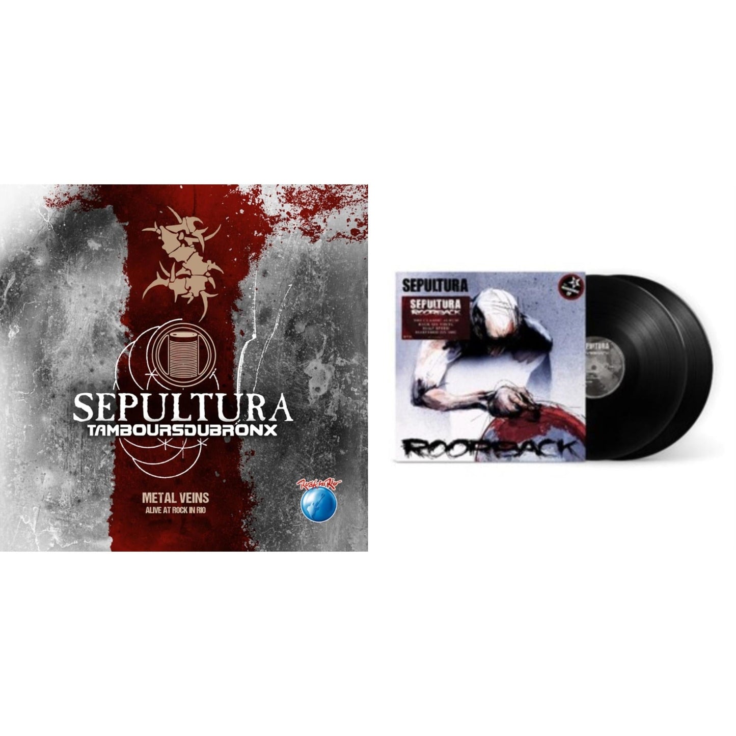 This is a 2 LP Vinyl SKU bundle.
1.This LP Vinyl is brand new.Format: LP VinylThis item's title is: Metal Veins - Alive At Rock In Rio (Limited/2LP)Artist: SepulturaLabel: EARMUSICBarcode: 4029759138778Release Date: 12/4/2020
2.This LP Vinyl is brand new.