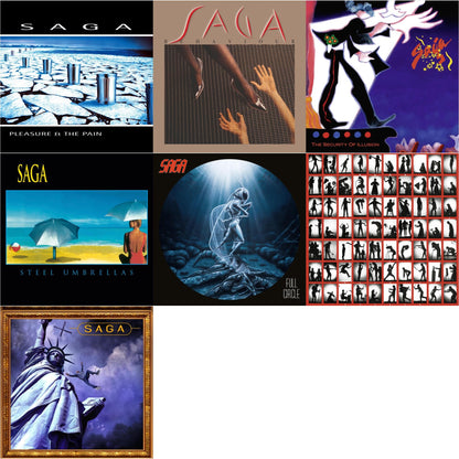 This is a 7 LP Vinyl SKU bundle.
1.This LP Vinyl is brand new.Format: LP VinylMusic Style: Prog RockThis item's title is: BehaviourArtist: SagaLabel: EARMUSICBarcode: 4029759155348Release Date: 8/6/2021
2.This LP Vinyl is brand new.