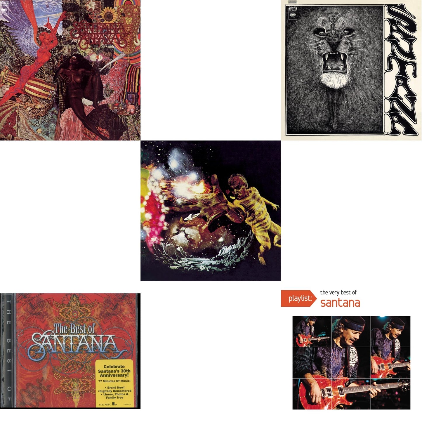 Abraxas & Best Of Santana & Santana Iii & Santana & Playlist: Very Best Of Santana