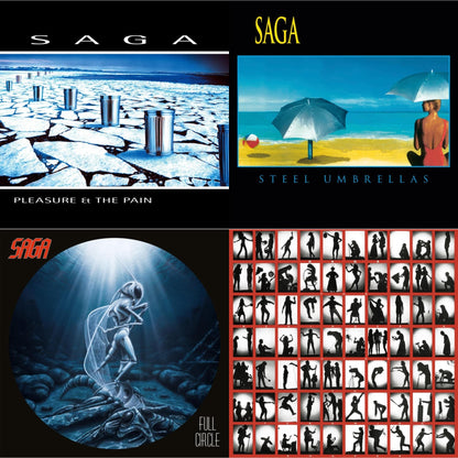 This is a 4 LP Vinyl SKU bundle.
1.This LP Vinyl is brand new.Format: LP VinylMusic Style: Arena RockThis item's title is: Pleasure & The PainArtist: SagaLabel: EARMUSICBarcode: 4029759155416Release Date: 10/29/2021
2.This LP Vinyl is brand new.