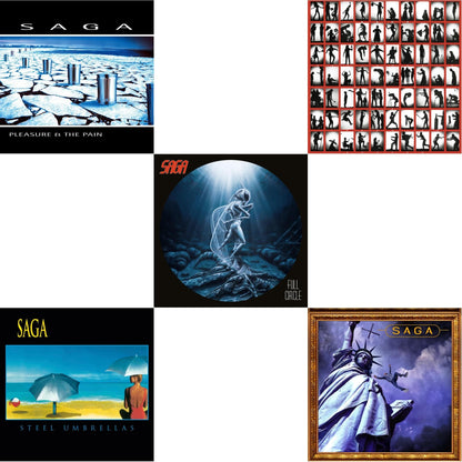 This is a 5 LP Vinyl SKU bundle.
1.This LP Vinyl is brand new.Format: LP VinylMusic Style: Arena RockThis item's title is: Pleasure & The PainArtist: SagaLabel: EARMUSICBarcode: 4029759155416Release Date: 10/29/2021
2.This LP Vinyl is brand new.