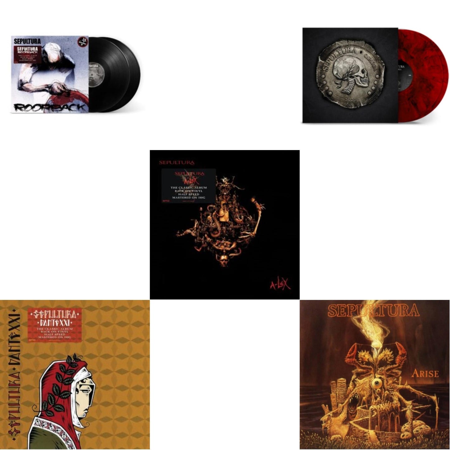Roorback & Dante Xxi & A-Lex (2LP) & Quadra (40Th Anniversary Edition/Red Ruby LP Vinyl) & Arise (Expanded Edition)