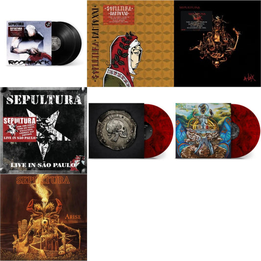 Roorback & Dante Xxi & A-Lex (2LP) & Live In Sao Paulo (2LP) & Quadra (40Th Anniversary Edition/Red Ruby LP Vinyl) & Machine Messiah (40Th Anniversary Edition/Red LP Vinyl) & Arise (Expanded Edition)
