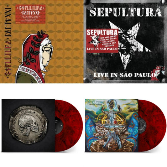 Dante Xxi & Live In Sao Paulo (2LP) & Quadra (40Th Anniversary Edition/Red Ruby LP Vinyl) & Machine Messiah (40Th Anniversary Edition/Red LP Vinyl)