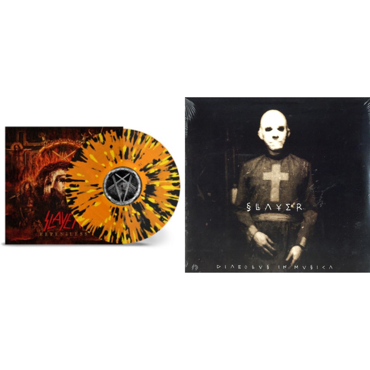 This is a 2 LP Vinyl SKU bundle.
1.This LP Vinyl is brand new.Format: LP VinylMusic Style: ThrashThis item's title is: Repentless (Trans Orange Yellow Black Splatter LP Vinyl)Artist: SlayerLabel: Nuclear BlastBarcode: 727361567033Release Date: 7/19/2024
2.This LP Vinyl is brand new.