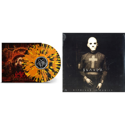 This is a 2 LP Vinyl SKU bundle.
1.This LP Vinyl is brand new.Format: LP VinylMusic Style: ThrashThis item's title is: Diabolus In MusicaArtist: SlayerLabel: AMERICANBarcode: 602537466856Release Date: 12/17/2013
2.This LP Vinyl is brand new.