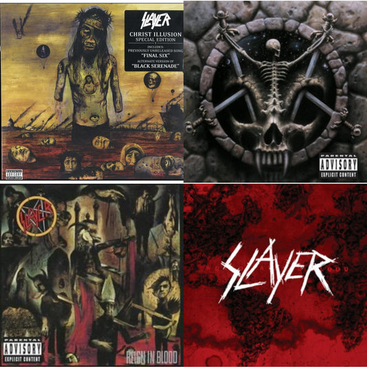 Christ Illusion & Divine Intervention & Reign In Blood & World Painted Blood
