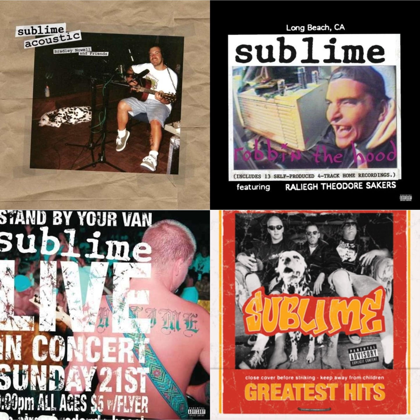 Acoustic: Bradley Nowell & Friends & Robbin The Hood & Stand By Your Van & Greatest Hits (X)