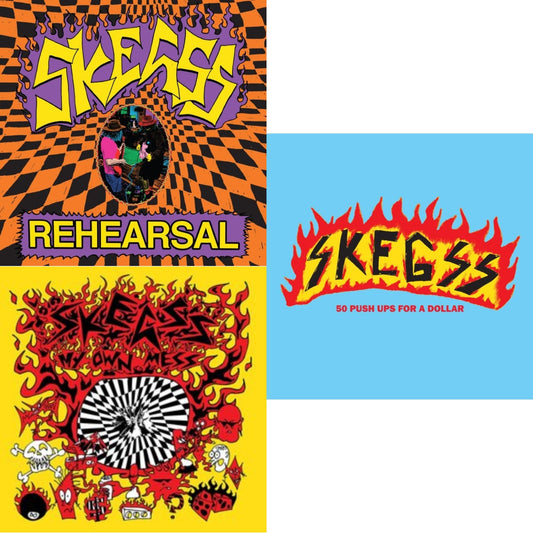 This is a 3 LP Vinyl SKU bundle.
1.This LP Vinyl is brand new.Format: LP VinylMusic Style: Alternative RockThis item's title is: Rehearsal (Alternate Cover LP Vinyl)Artist: SkegssLabel: Loma VistaBarcode: 888072233652Release Date: 6/7/2024
2.This LP Vinyl is brand new.