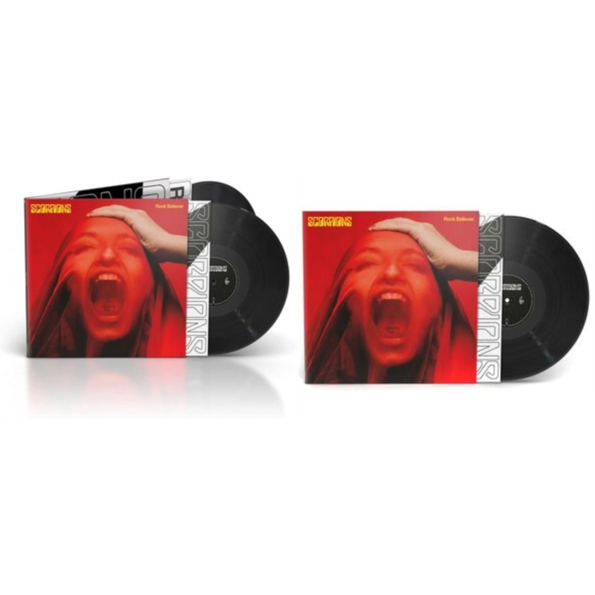 This is a 2 LP Vinyl SKU bundle.
1.This LP Vinyl is brand new.Format: LP VinylMusic Style: Hard RockThis item's title is: Rock Believer (Deluxe/180G/2LP/Limited)Artist: ScorpionsLabel: SPINEFARMBarcode: 602438808168Release Date: 2/25/2022
2.This LP Vinyl is brand new.