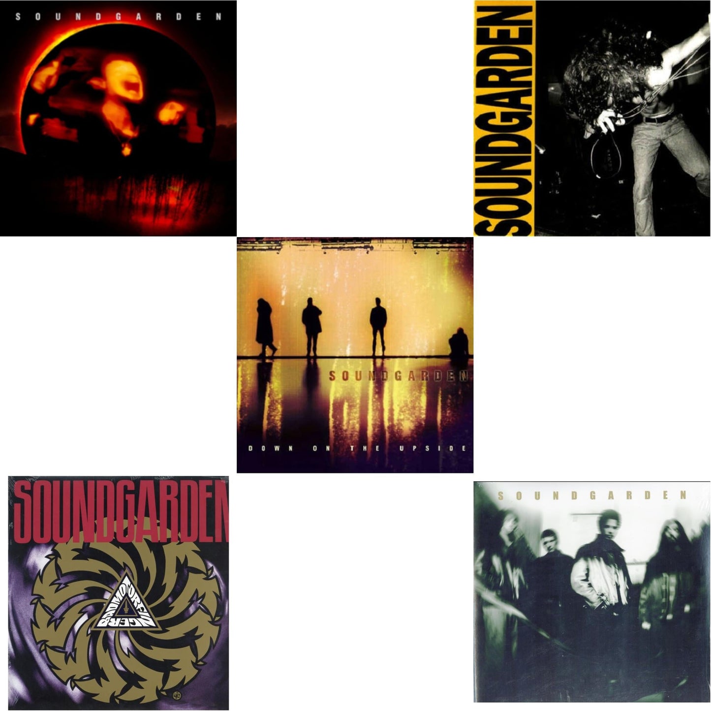 Superunknown & Louder Than Love & Down On The Upside (2LP) & Badmotorfinger & A-Sides (2 LP)