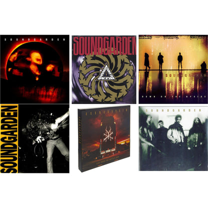 Superunknown & Louder Than Love & Down On The Upside (2LP) & Badmotorfinger & A-Sides (2 LP) & Live At The Artists Den (4LP/2CD/Blu-Ray Super Deluxe Edition)