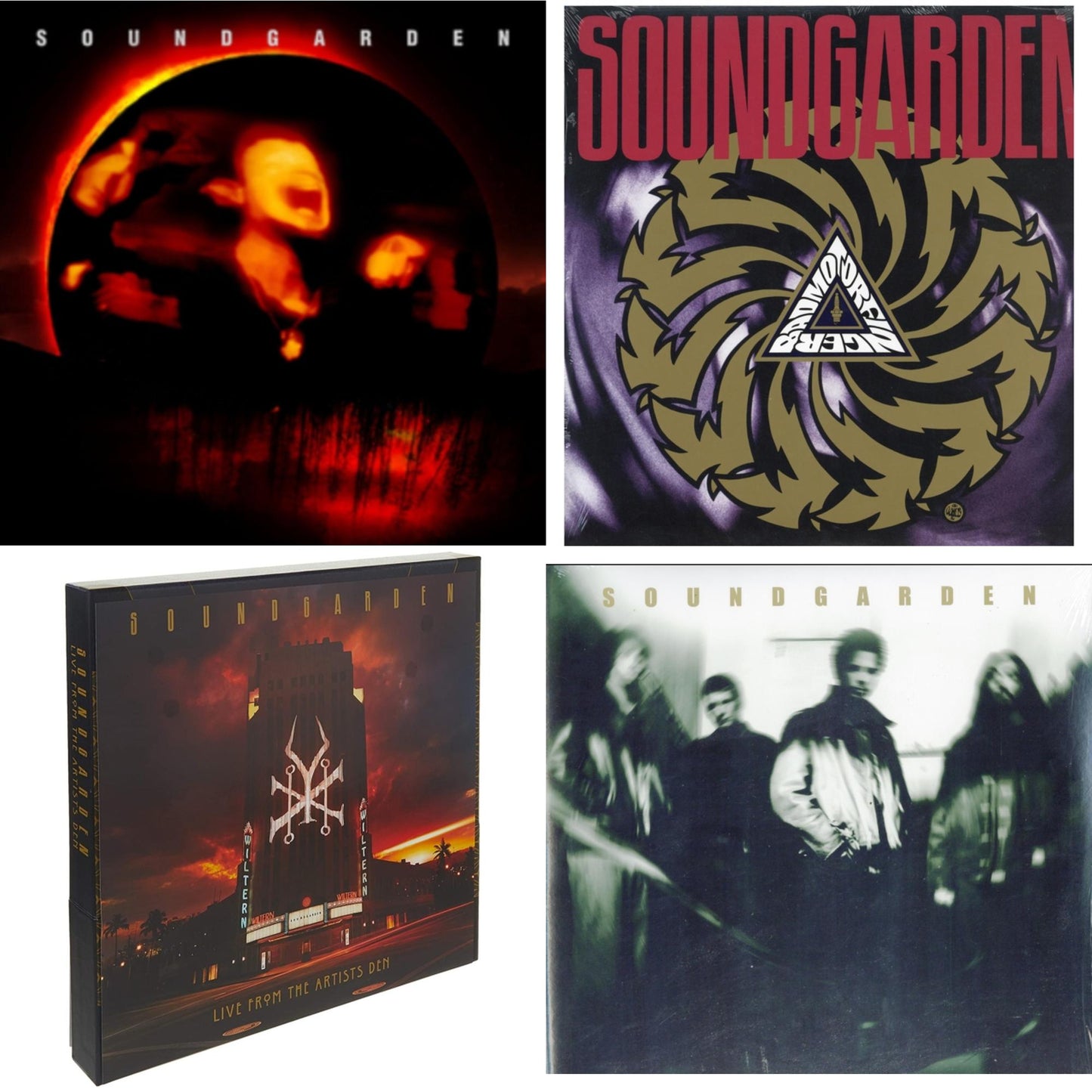 Superunknown & Badmotorfinger & A-Sides (2 LP) & Live At The Artists Den (4LP/2CD/Blu-Ray Super Deluxe Edition)