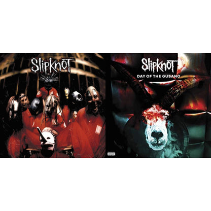 This is a 2 CD SKU bundle.
1.This CD is brand new.Format: CDMusic Style: Nu MetalThis item's title is: SlipknotArtist: SlipknotLabel: Rock/PopBarcode: 016861865580Release Date: 12/6/1999
2.This CD is brand new.