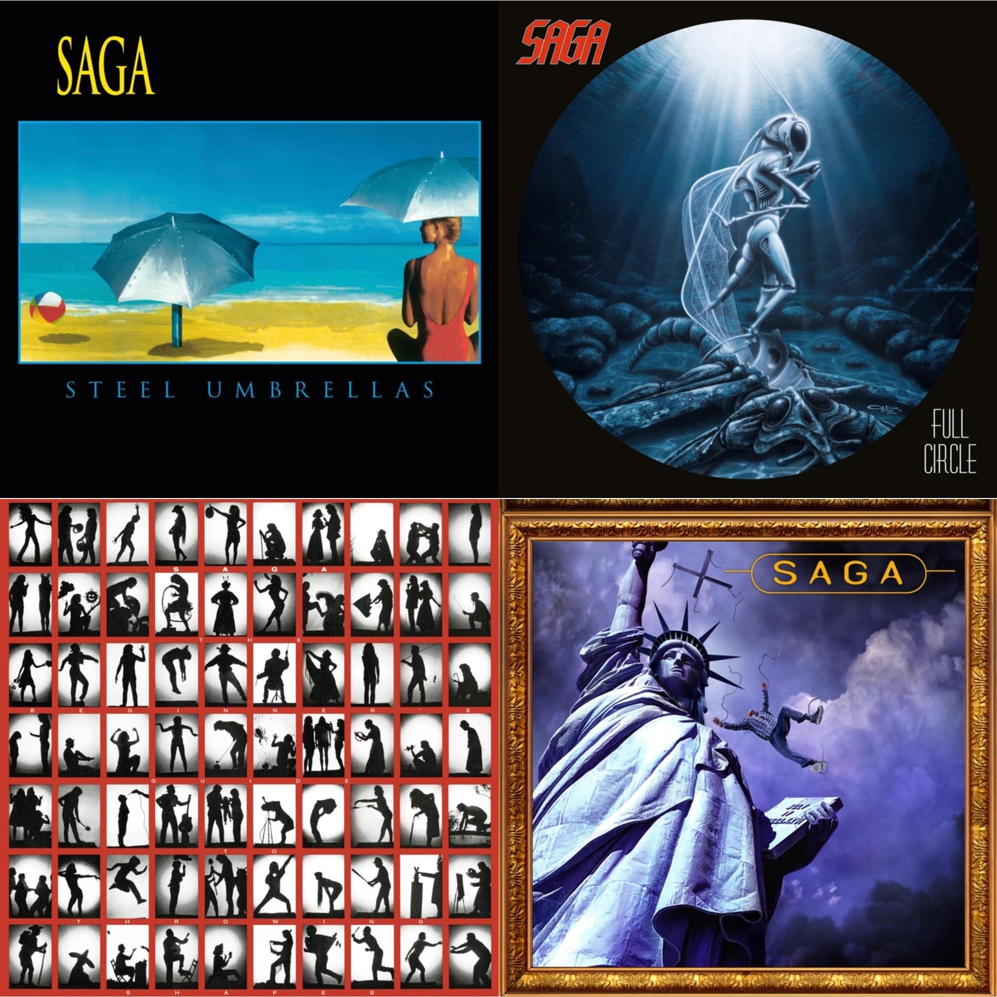 This is a 4 LP Vinyl SKU bundle.
1.This LP Vinyl is brand new.Format: LP VinylMusic Style: AORThis item's title is: Steel UmbrellasArtist: SagaLabel: EARMUSICBarcode: 4029759155393Release Date: 10/29/2021
2.This LP Vinyl is brand new.