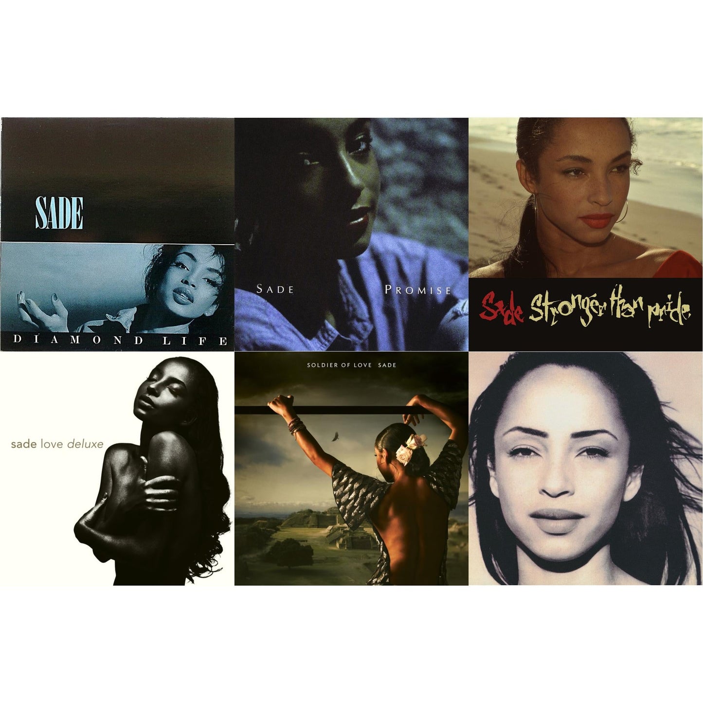 Diamond Life & Promise & Stronger Than Pride & Love Deluxe & Soldier Of Love & Best Of Sade (2LP/180G/Gatefold)