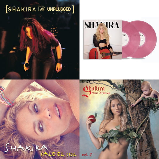 Mtv Unplugged (2LP) & Shakira (2LP/Translucent Pink Vinyl) & Sale El Sol (Hot Pink Vinyl/2LP) & Oral Fixation Vol. 2 (20Th Anniversary/2LP)