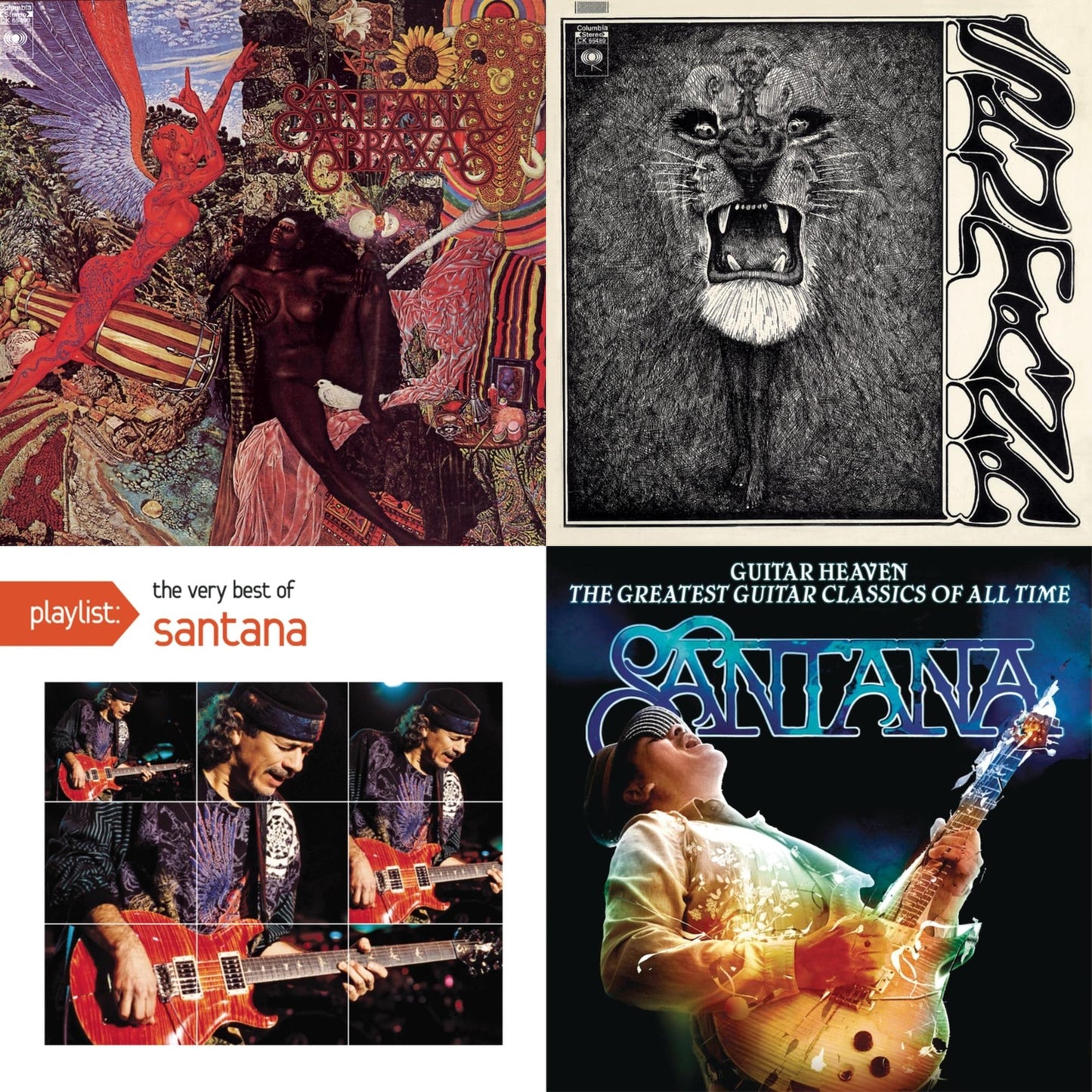 Abraxas & Santana & Playlist: Very Best Of Santana & Guitar Heaven: Greatest Guitar Classics Of All Time