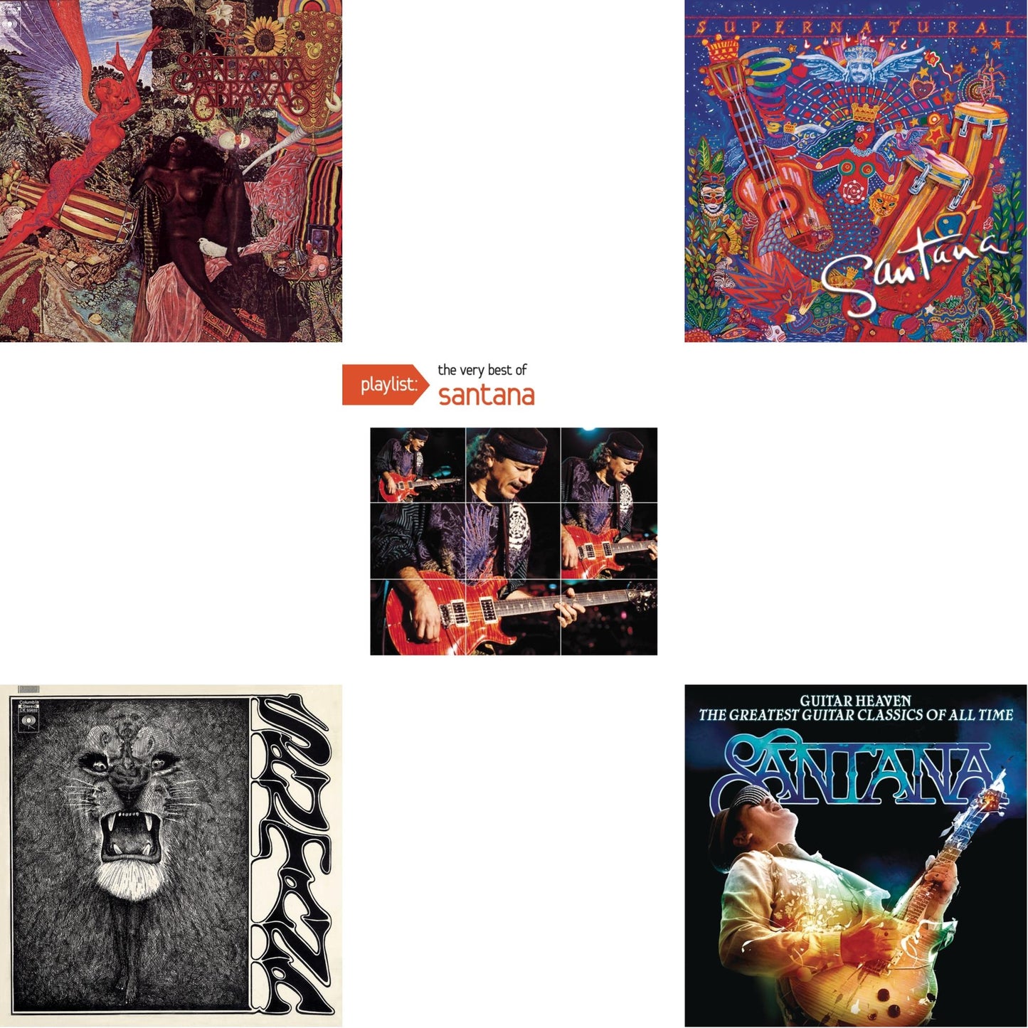 Abraxas & Santana & Playlist: Very Best Of Santana & Supernatural & Guitar Heaven: Greatest Guitar Classics Of All Time