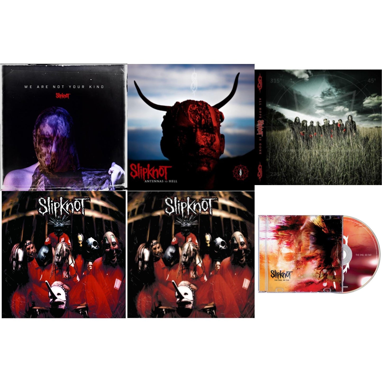 We Are Not Your Kind (X) & Antennas To Hell & All Hope Is Gone & Slipknot & Slipknot & End, So Far