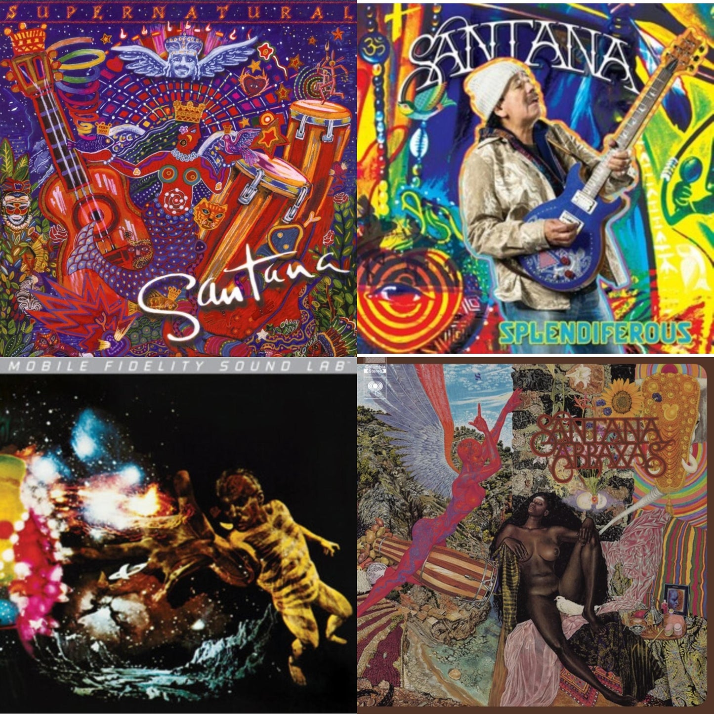 Supernatural (2LP/150G) & Splendiferous (2LP/150G) & Santana Iii & Abraxas