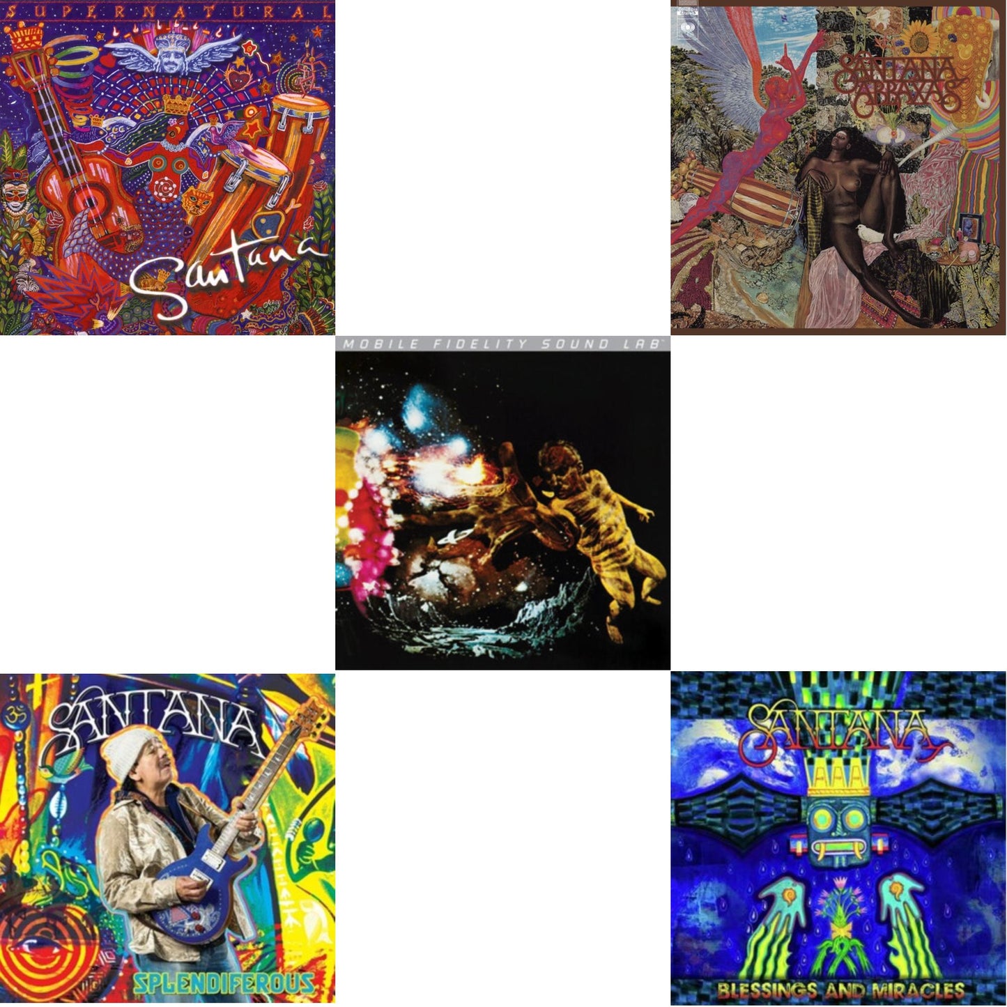Supernatural (2LP/150G) & Splendiferous (2LP/150G) & Blessings & Miracles & Santana Iii & Abraxas