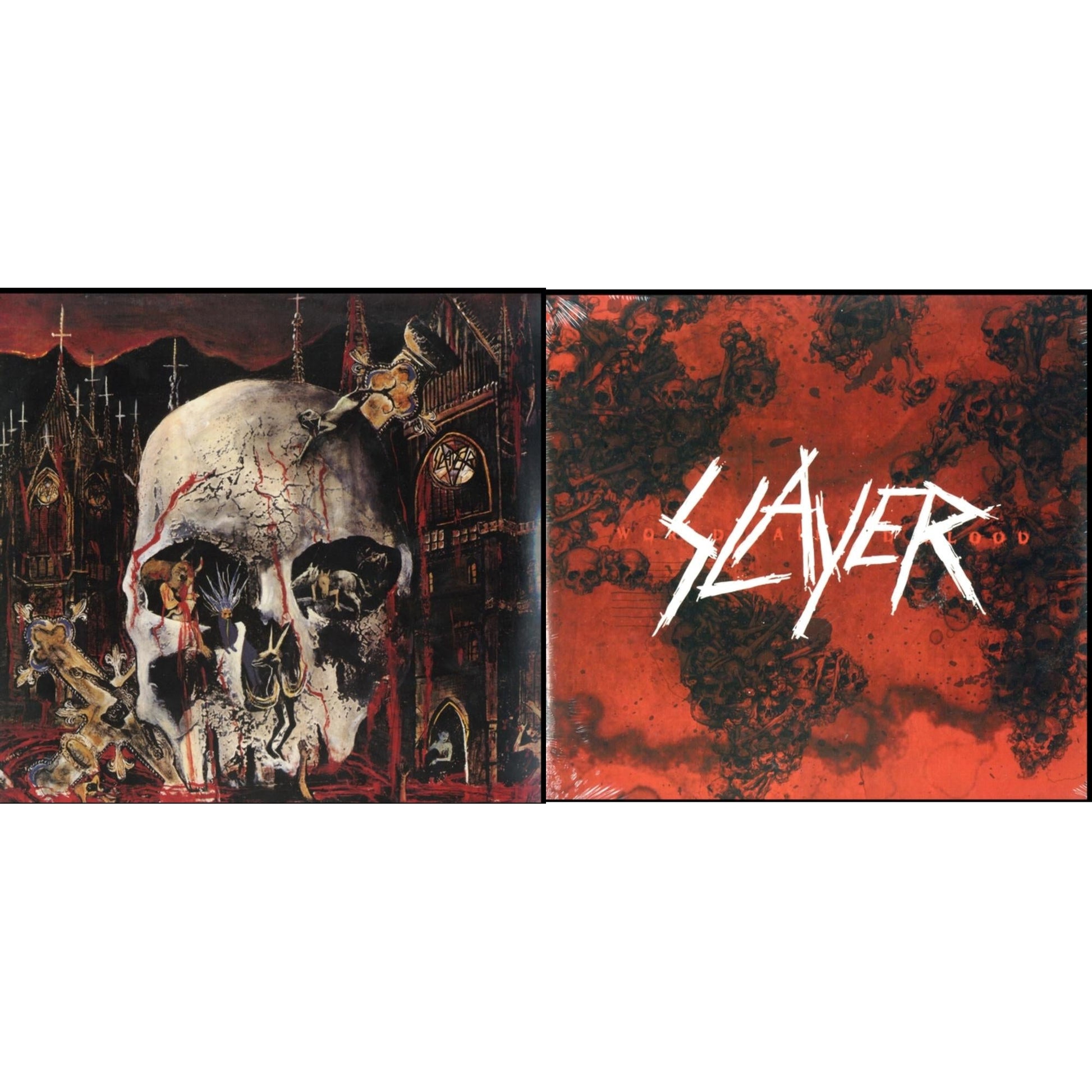 This is a 2 LP Vinyl SKU bundle.
1.This LP Vinyl is brand new.Format: LP VinylMusic Style: ThrashThis item's title is: South Of HeavenArtist: SlayerLabel: American RecordingsBarcode: 602537467921Release Date: 12/10/2013
2.This LP Vinyl is brand new.