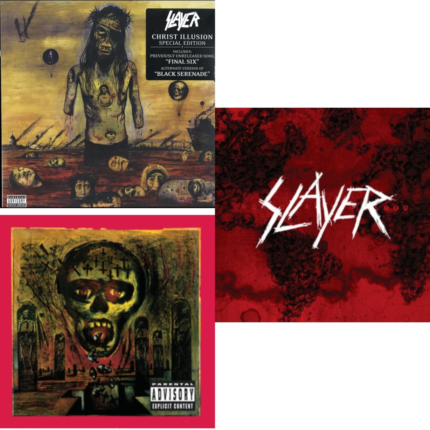 Christ Illusion & Seasons In Abyss & World Painted Blood