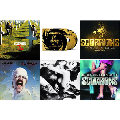 Taken By Force & From The First Sting & Wind Of Change: Best Of & Blackout & Love At First Sting & Bad For Good: Very Best Of Scorpions