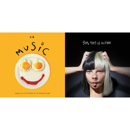 This is a 2 CD SKU bundle.
1.This CD is brand new.Format: CDThis item's title is: Music OstArtist: SiaLabel: ATLANTIC RECORDSBarcode: 075678645556Release Date: 2/12/2021
2.This CD is brand new.