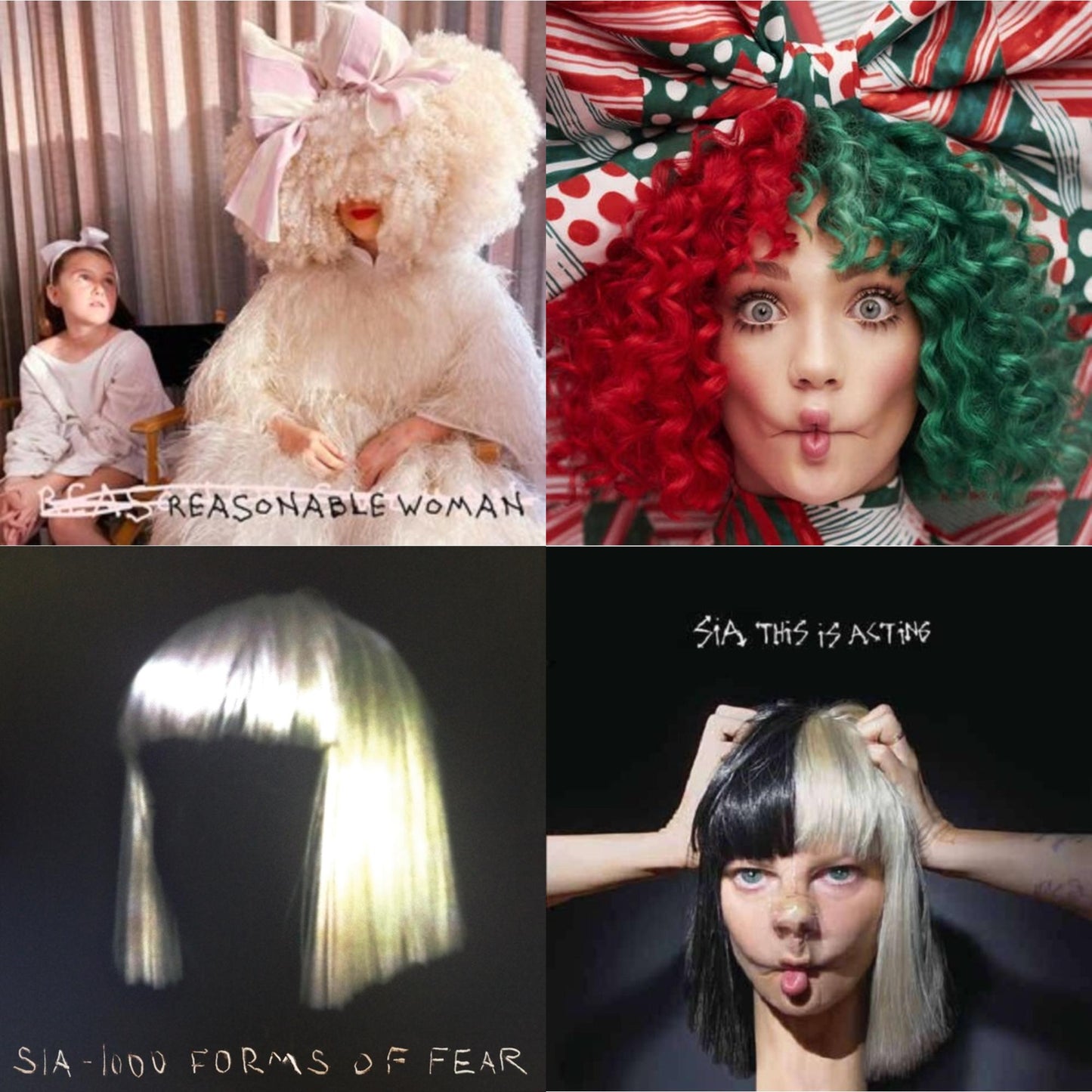 Reasonable Woman (Baby Pink LP Vinyl) & Everyday Is Christmas (Dl Card) & 1000 Forms Of Fear (Deluxe) (Natural Color Vinyl/2LP) & This Is Acting (2LP/One Black & One White Vinyl/Dl Card)