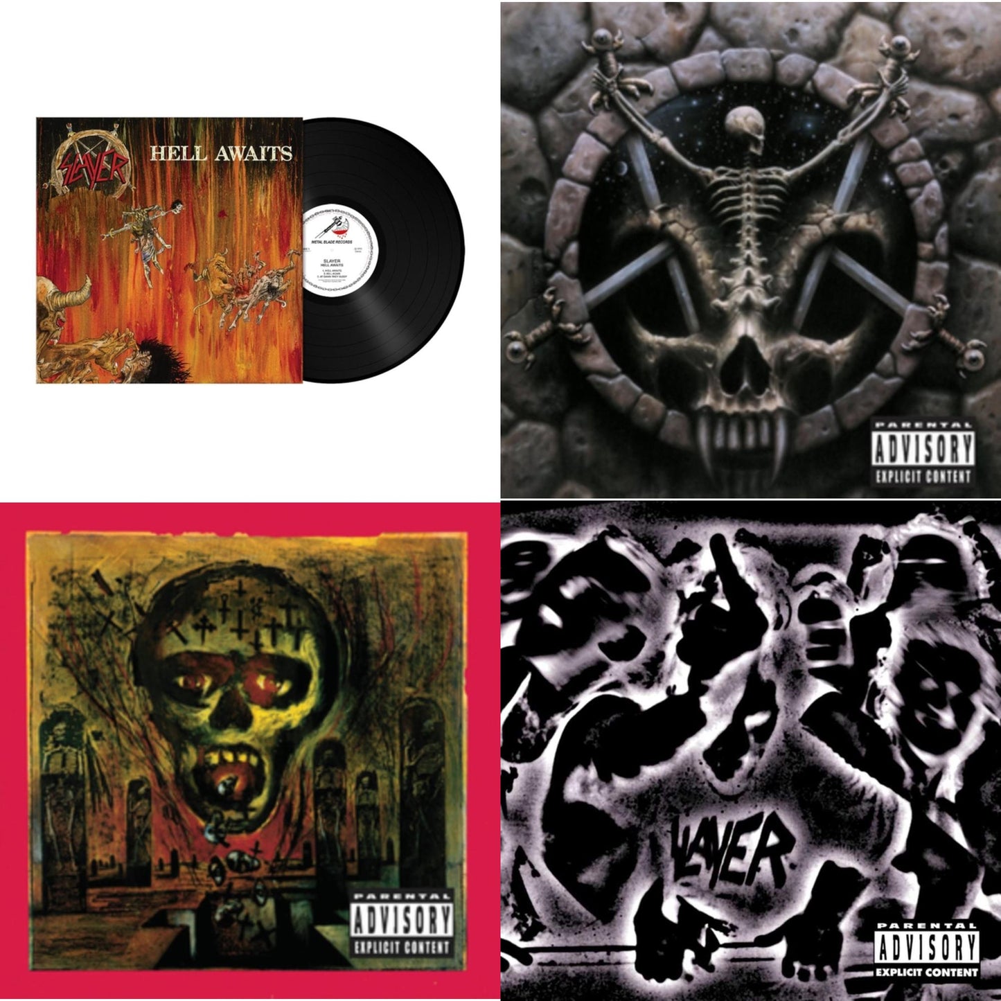 Hell Awaits (180G) & Divine Intervention & Seasons In Abyss & Undisputed Attitude