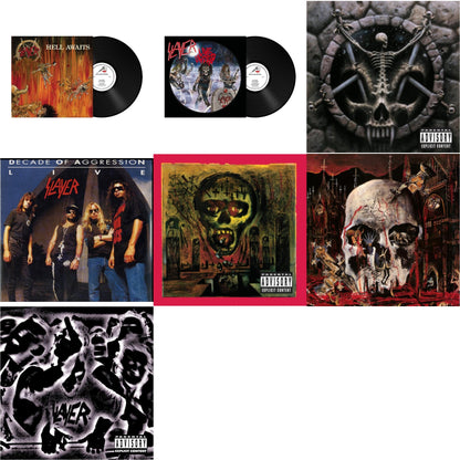 Hell Awaits (180G) & Live Undead (180G) & Divine Intervention & Live: Decade Of Aggression & Seasons In Abyss & South Of Heaven & Undisputed Attitude