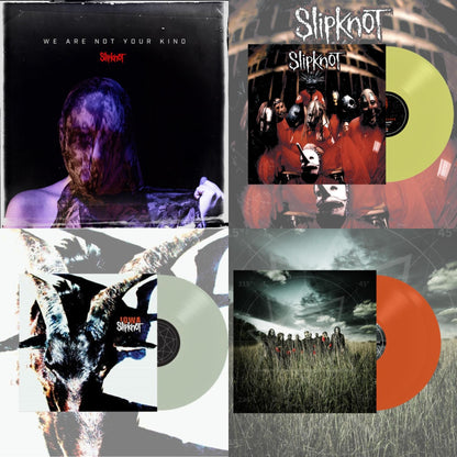 We Are Not Your Kind (Dl Card) & Slipknot (Lemon LP Vinyl) & Iowa (X) (2LP/Color Vinyl) & All Hope Is Gone (Orange Vinyl/2LP)