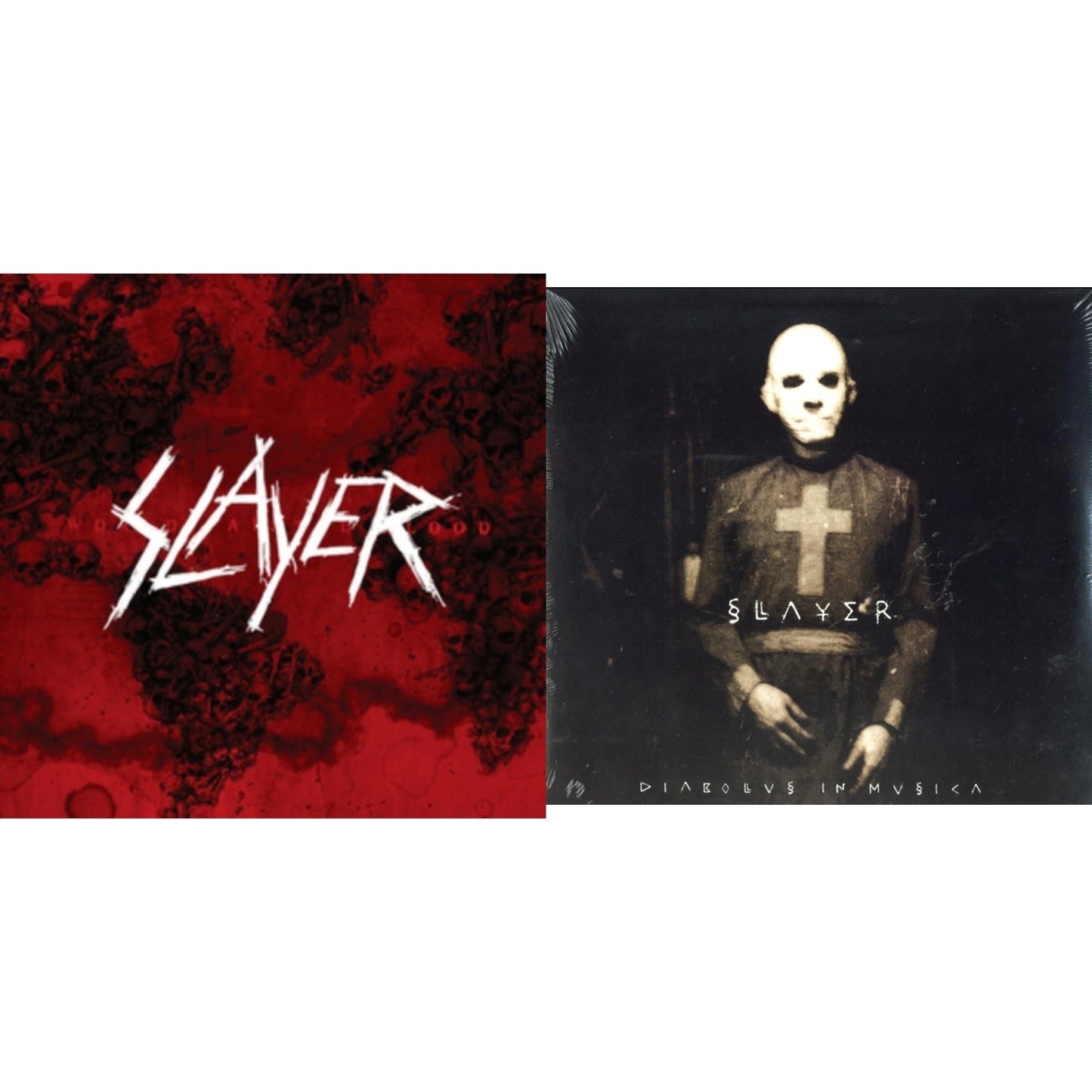 This is a 2 LP Vinyl SKU bundle.
1.This LP Vinyl is brand new.Format: LP VinylMusic Style: ThrashThis item's title is: Diabolus In MusicaArtist: SlayerLabel: AMERICANBarcode: 602537466856Release Date: 12/17/2013
2.This LP Vinyl is brand new.