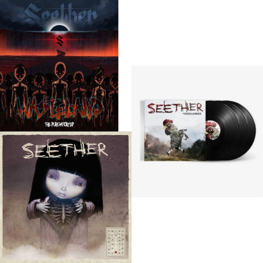 This is a 3 LP Vinyl SKU bundle.
1.This LP Vinyl is brand new.Format: LP VinylThis item's title is: Wasteland - The Purgatory EpArtist: SeetherLabel: FANTASYBarcode: 888072275225Release Date: 10/22/2021
2.This LP Vinyl is brand new.