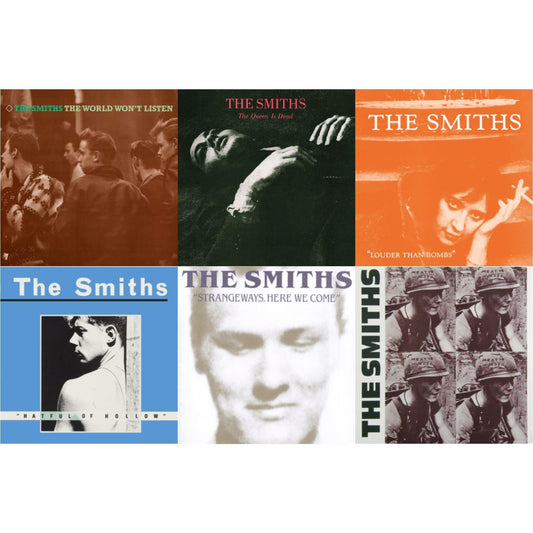 This is a 6 LP Vinyl SKU bundle.
1.This LP Vinyl is brand new.Format: LP VinylThis item's title is: World Won't Listen (180G/Remastered)Artist: SmithsLabel: RHINO/WARNER BROS.Barcode: 825646658817Release Date: 6/7/2016
2.This LP Vinyl is brand new.