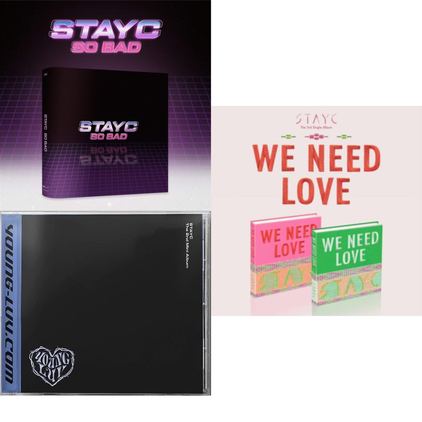 Star To A Young Culture & Young-Luv.Com (Jewel Case Ver.) & We Need Love
