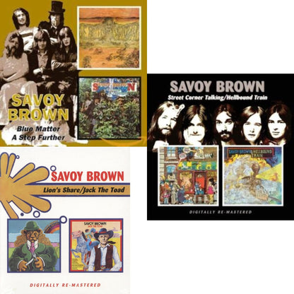 This is a 3 CD SKU bundle.
1.This CD is brand new.Format: CDMusic Style: Blues RockThis item's title is: Blue Matter / Step Further (Remastered)Artist: Savoy BrownLabel: BEAT GOES ONBarcode: 5017261206787Release Date: 7/25/2005
2.This CD is brand new.