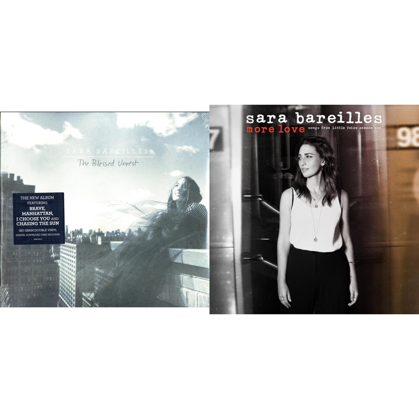 This is a 2 LP Vinyl SKU bundle.
1.This LP Vinyl is brand new.Format: LP VinylMusic Style: Pop RockThis item's title is: Blessed Unrest (2LP/180G/Dl Card/Gatefold)Artist: Sara BareillesLabel: EPIC RECORDSBarcode: 888837229012Release Date: 7/16/2013
2.This LP Vinyl is brand new.