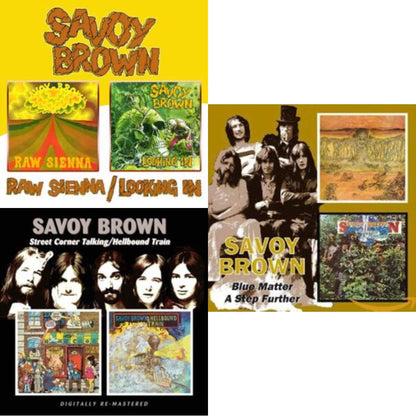 This is a 3 CD SKU bundle.
1.This CD is brand new.Format: CDMusic Style: Boom BapThis item's title is: Raw Sienna / Looking InArtist: Savoy BrownLabel: BGO RECORDSBarcode: 5017261206664Release Date: 3/28/2005
2.This CD is brand new.