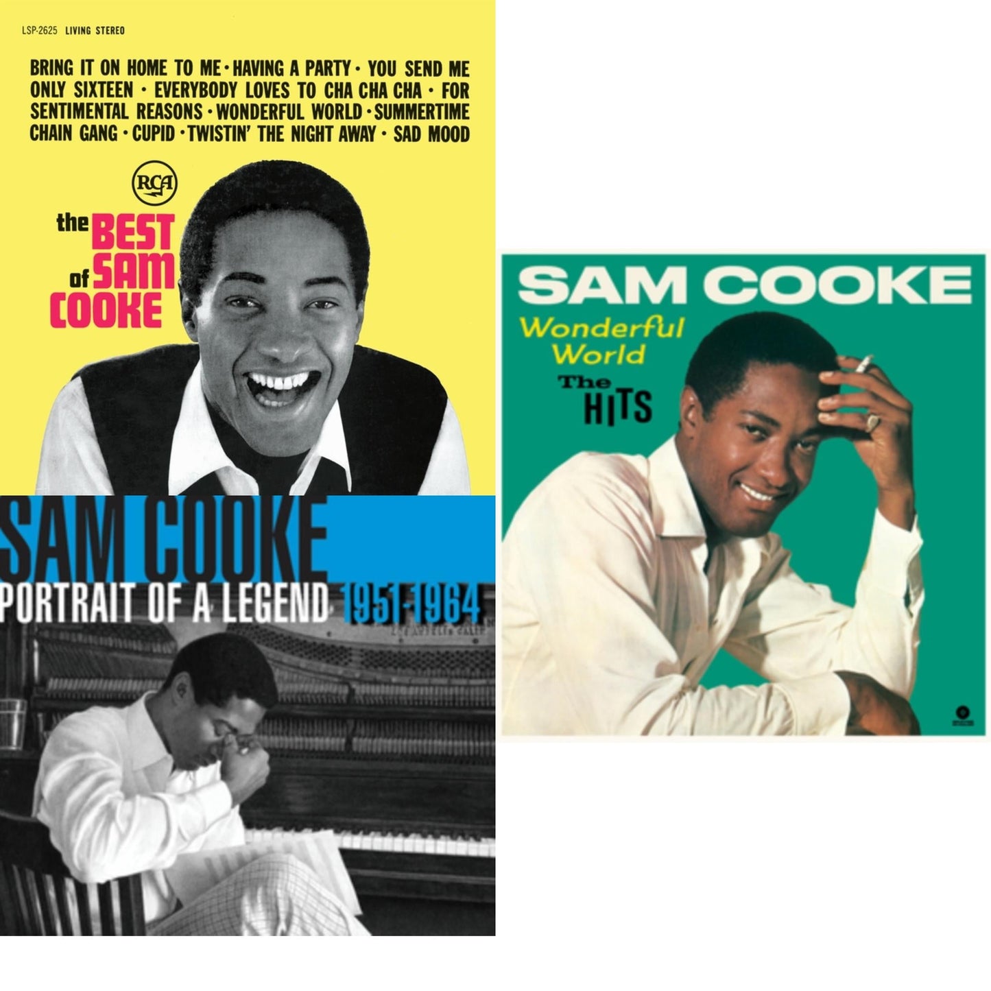 This is a 3 LP Vinyl SKU bundle.
1.This LP Vinyl is brand new.Format: LP VinylMusic Style: SoulThis item's title is: Best Of (140G/ Dl Insert)Artist: Sam CookeLabel: LEGACY/ RCA RECORDSBarcode: 190758749310Release Date: 10/19/2018
2.This LP Vinyl is brand new.