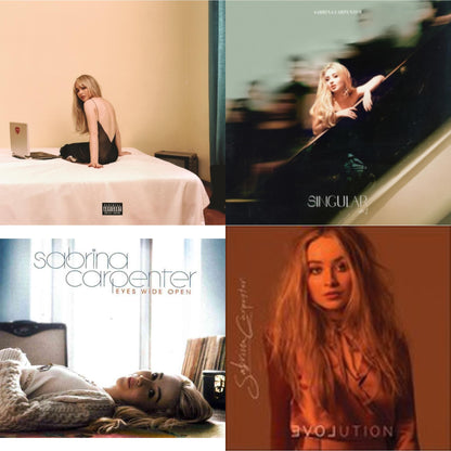 Sabrina Carpenter - Eyes Wide Open & Evolution & Singular: Act I & Emails I Can't Send (X) - CD Bundle