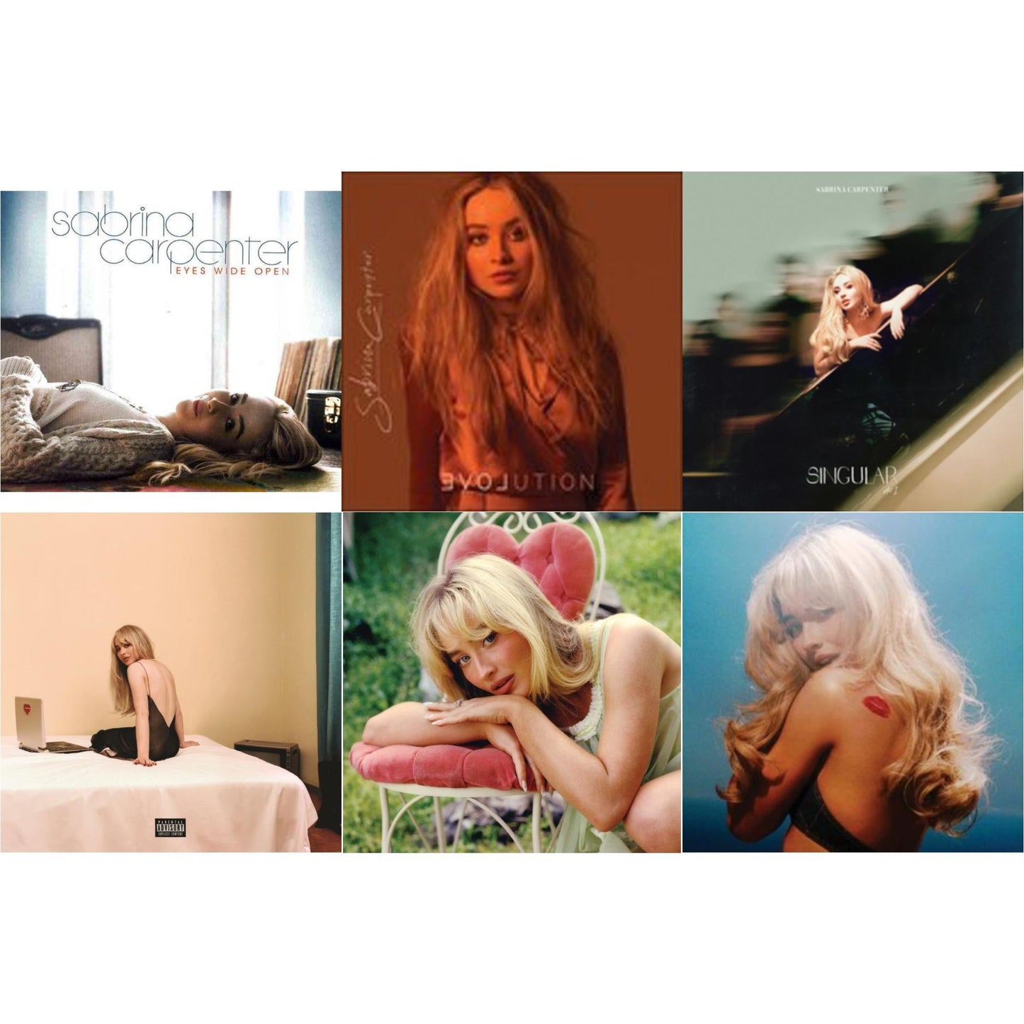 Eyes Wide Open & Evolution & Singular: Act I & Emails I Can't Send (X) & Short N Sweet (Alternate Cover) & Short N Sweet (X) (Deluxe Edition)
