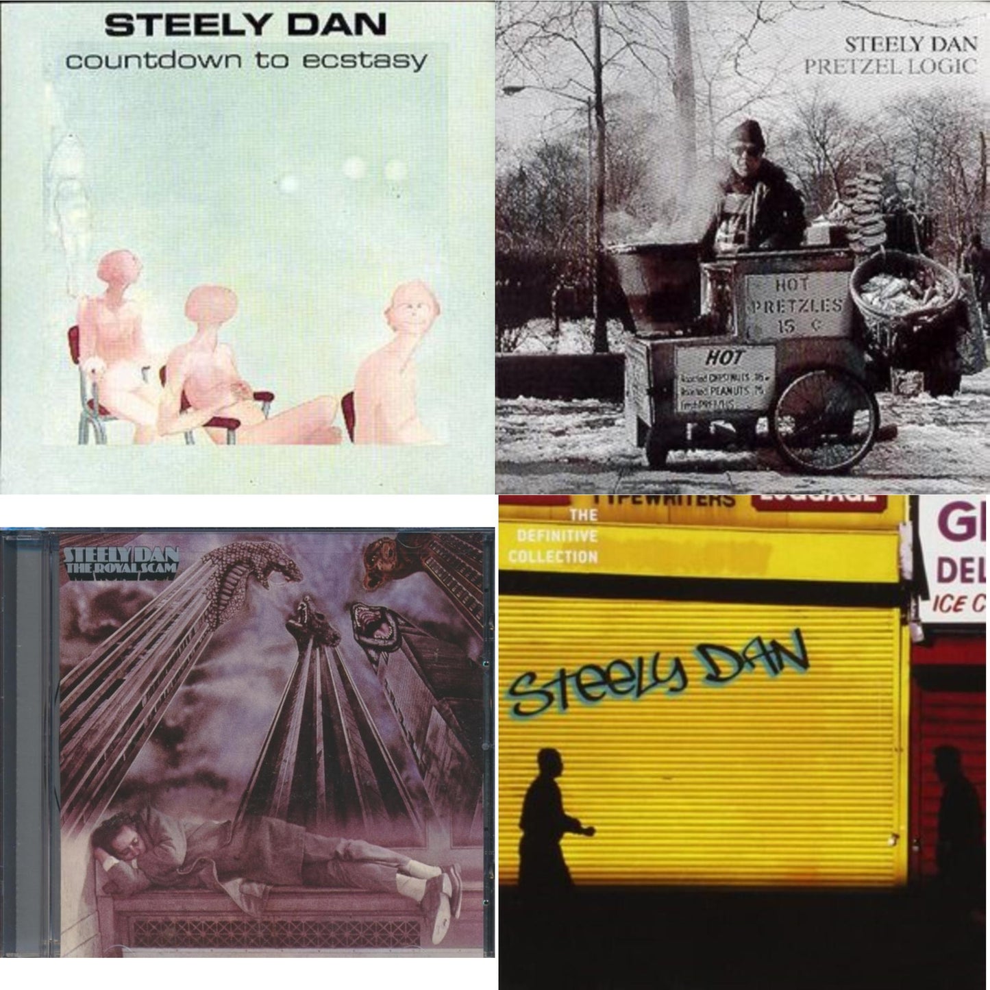 Countdown To Ecstasy & Pretzel Logic & Royal Scam & Definitive Collection
