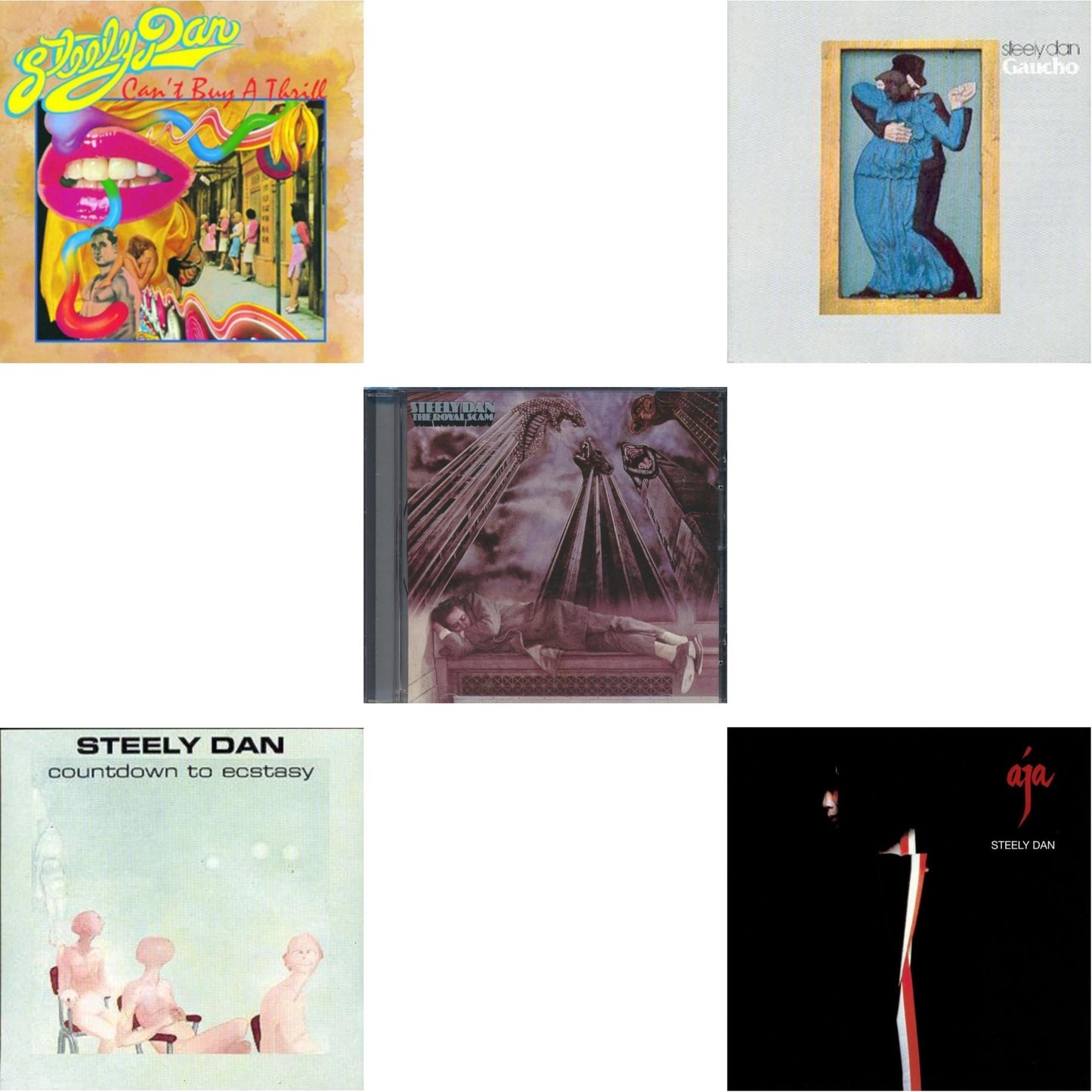 Can't Buy A Thrill & Countdown To Ecstasy & Royal Scam & Gaucho & Aja